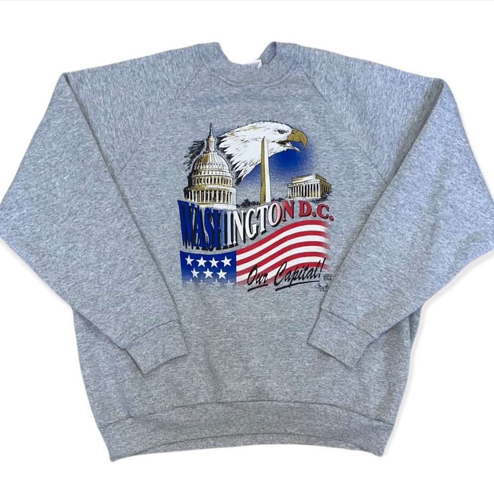 Vintage Washington DC Crewneck Sweatshirt